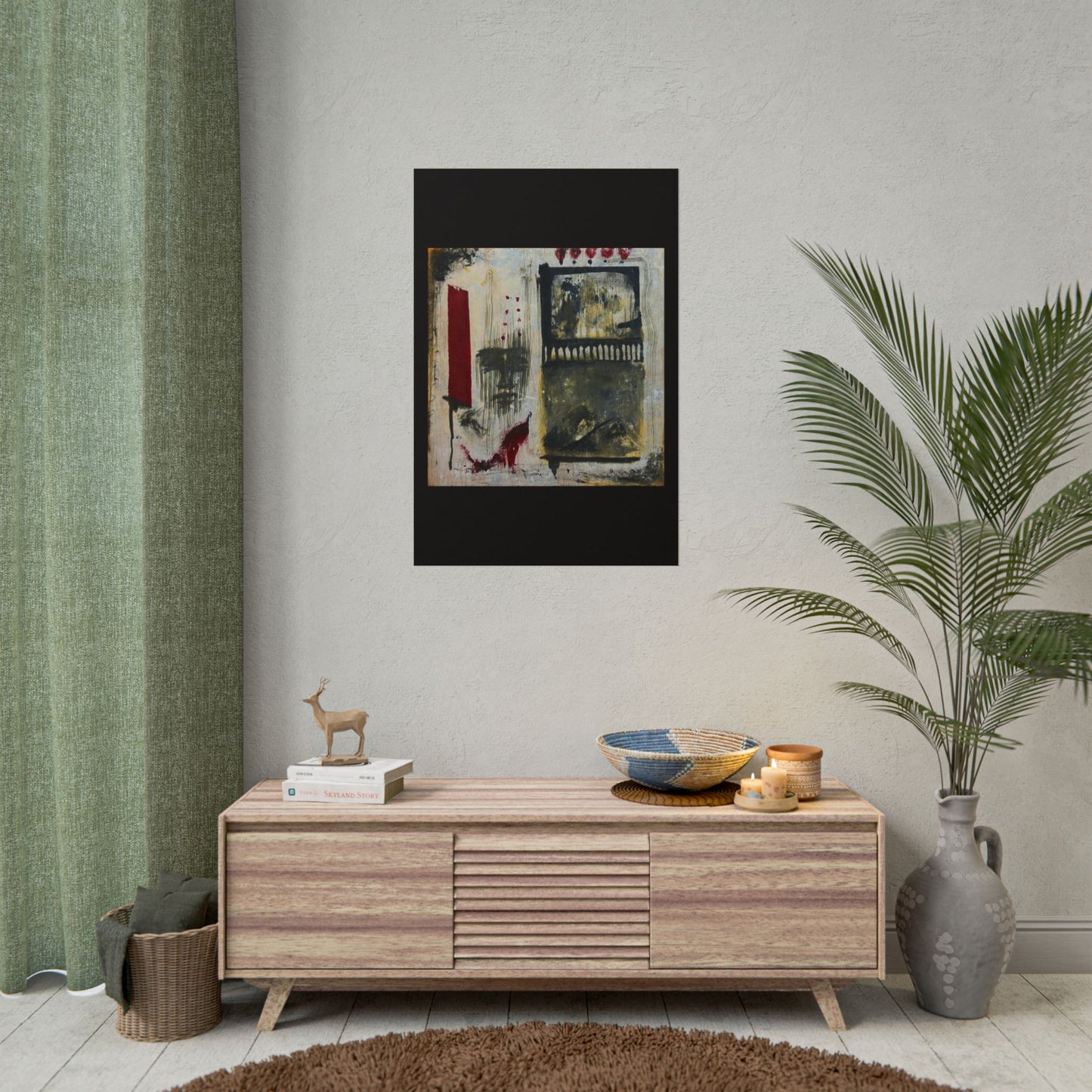 Spider Web Castle Print