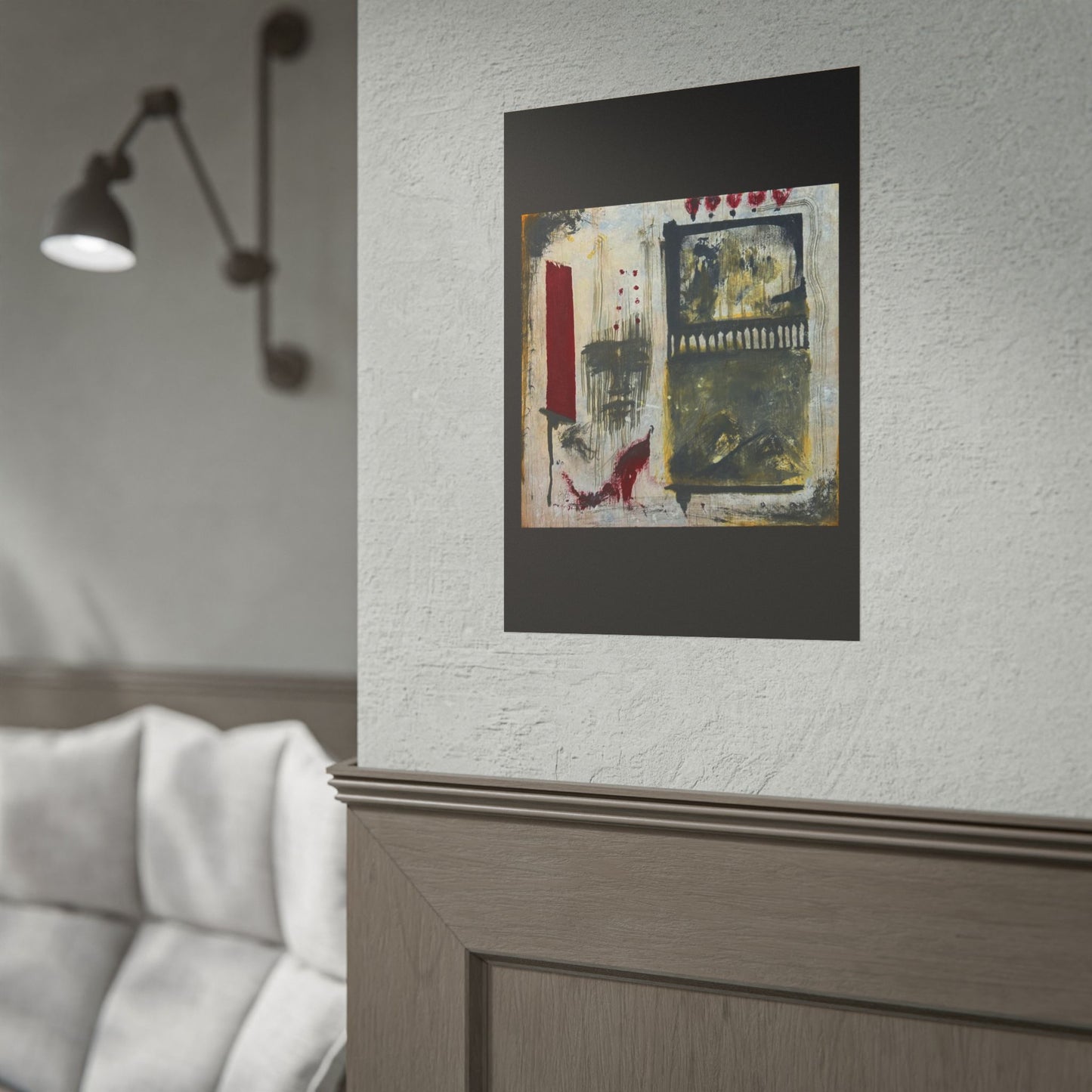 Spider Web Castle Print