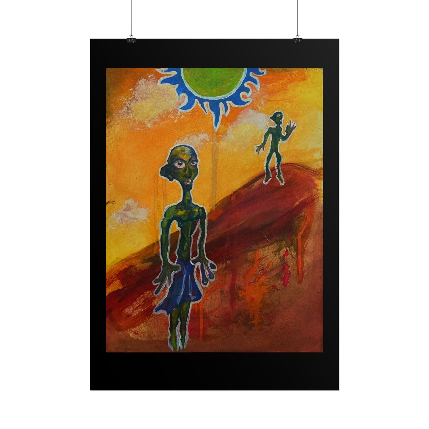 Two Aliens Print