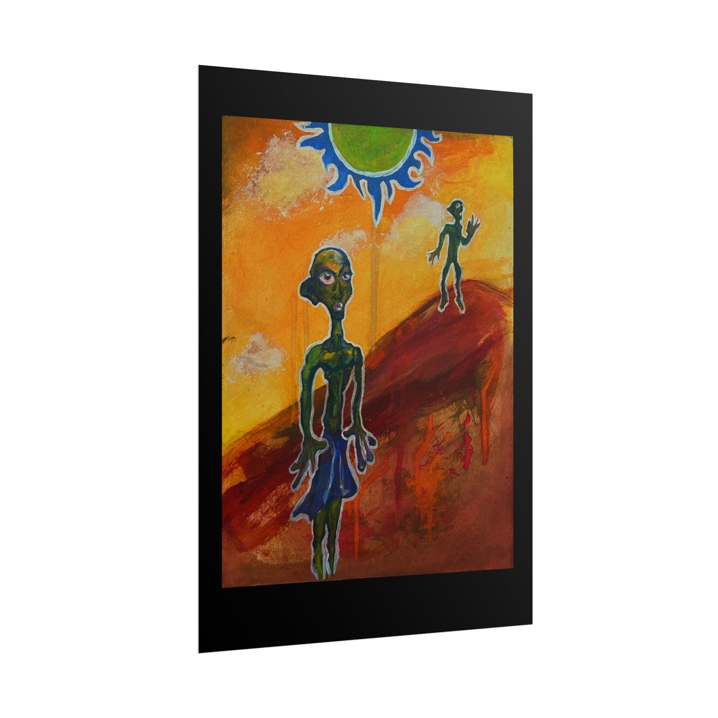 Two Aliens Print