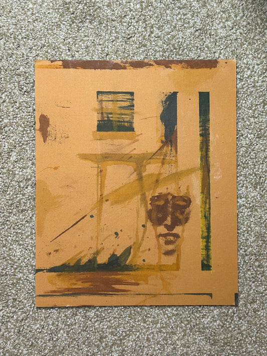 Under Awning - Original Abstract Painting by Despond