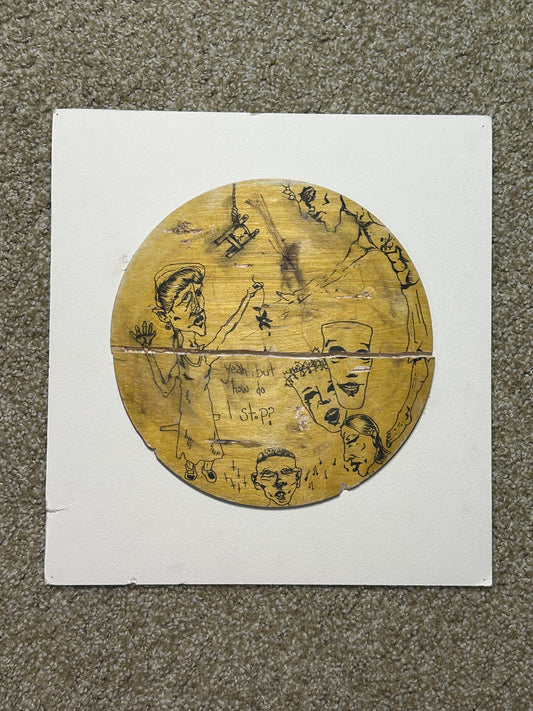 How Do I Stop - Original Abstract Painting by Despond